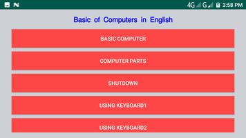 Basic of Computers in English Plakat