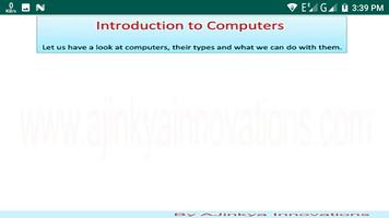 Basic of Computers in English Screenshot 1