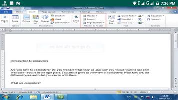 Learn Microsoft Word 10 Hindi screenshot 1