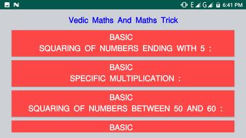 Vedic Math's Trick ポスター