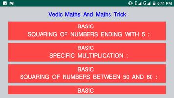 Vedic Math's Trick Affiche