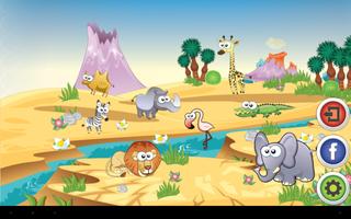 Animals of Planet for kids Ekran Görüntüsü 2
