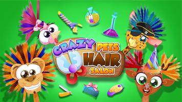 Crazy Pets Hair Salon Poster