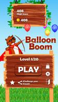 Juego Globos y Flecha - Balloon Boom Poster