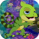 Best Escape Game 548 Chameleon Rescue Game APK