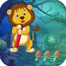 Best Escape Game 591 Nimble Lion Rescue Game APK