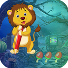 Best Escape Game 591 Nimble Lion Rescue Game icon