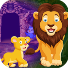 Lion and Cub Escape - JRK Game icône