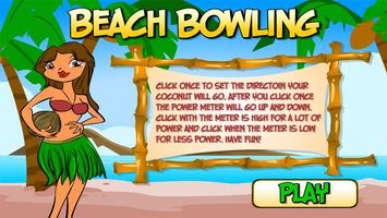 Beach Bowling Affiche