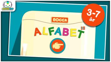 Bogga Alfabet norsk - for barn постер
