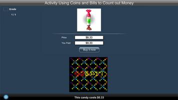 American Money Activity Using Coins and Bills Lite capture d'écran 3