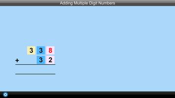 Adding Multiple Digit Numbers Lite Version Affiche