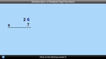 Multiplication of Multiple-Digit Numbers capture d'écran 1