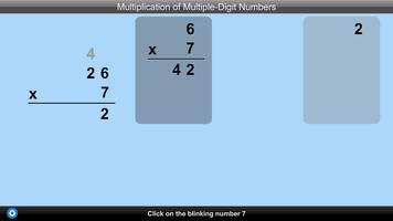 Multiplication of Multiple-Digit Numbers capture d'écran 2