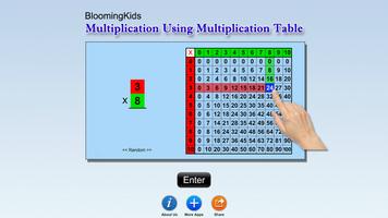 Multiplication Using Multiplication Table Affiche