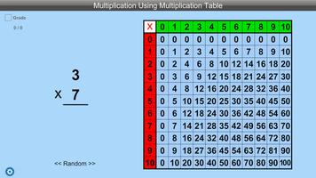 Multiplication Using Multiplication Table 스크린샷 1