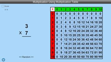 Multiplication Using Multiplication Table Screenshot 1