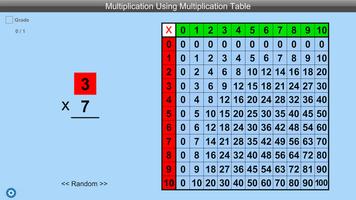 Multiplication Using Multiplication Table imagem de tela 2