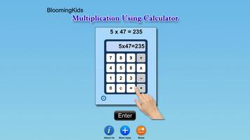 Multiplication Using Calculato Affiche