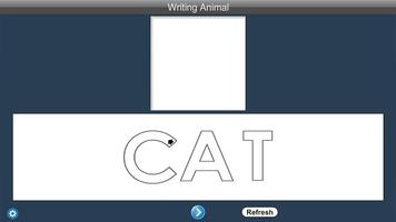 Writing Animal Word ภาพหน้าจอ 1