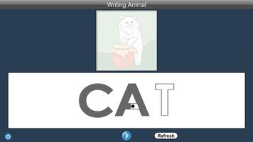 Writing Animal Word capture d'écran 2