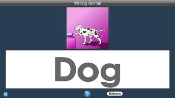 برنامه‌نما Writing Animal Word عکس از صفحه