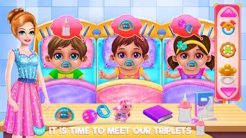 Crazy Mommy Triplets Care syot layar 2