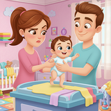Crazy Mommy vs Daddy Caring APK