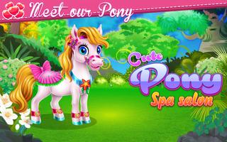 Cute Pony Spa Salon ポスター