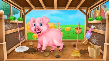 Animals Farm Cleaning-poster