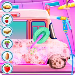 download Girly Ice Cream Truck Car Wash APK