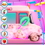 Girly Ice Cream Truck Car Wash icon