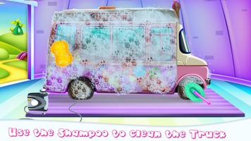 Girly Ice Cream Truck Car Wash captura de pantalla 2