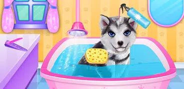 Husky Puppy Spa Salon