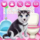 Husky Puppy Spa Salon-icoon