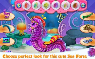 Скачать Mermaid Sea Horse Caring APK