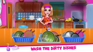 Pinky House Keeping Clean Cartaz