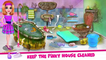 Pinky House Keeping Clean Ekran Görüntüsü 1