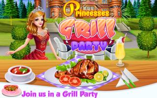 Princesses Grill Party Affiche
