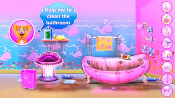 Puppy Home House Cleaning постер