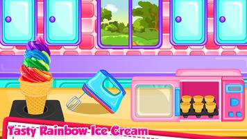 Rainbow Ice Cream Cooking screenshot 2