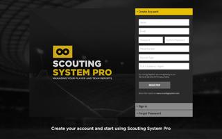 Scouting System Pro Affiche
