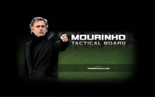 Mourinho Tactical Board Tablet Affiche