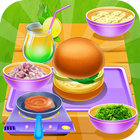 burger maker game cooking icône