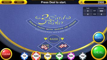 Real Three Card Poker capture d'écran 3