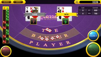Baccarat imagem de tela 2