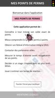 Poster Mes Points de Permis