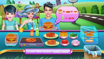 لعبة بيع الطعام مع طبخ الام الحنونة स्क्रीनशॉट 1