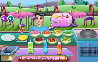 لعبة بيع الطعام مع طبخ الام الحنونة ảnh chụp màn hình 2