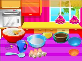 Chocolate Cake Cooking постер